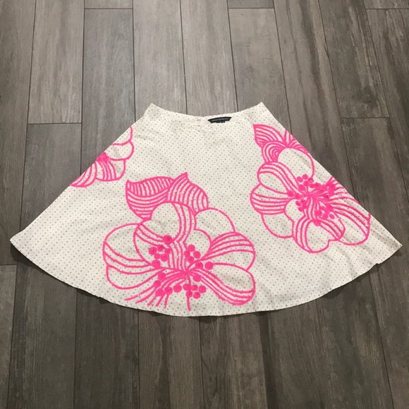 French Connection Dresses & Skirts - FRENCH CONNECTION floral sequin skirt